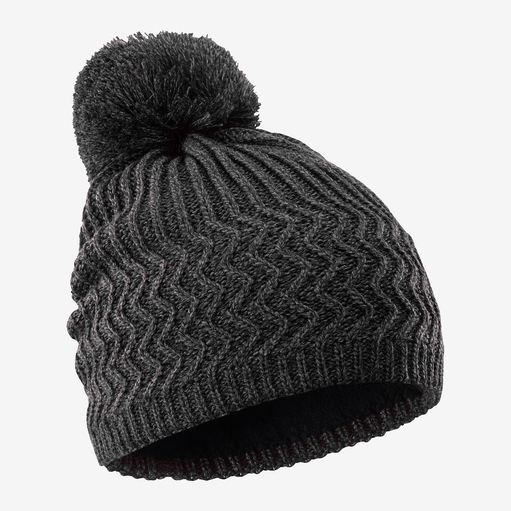 Salomon Israel KUBA - Mens Beanie - Black (VBIL-60432)